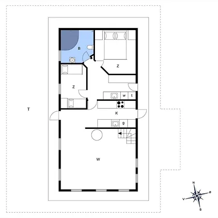 펜션 Bv299-blavand-fyrvej-82